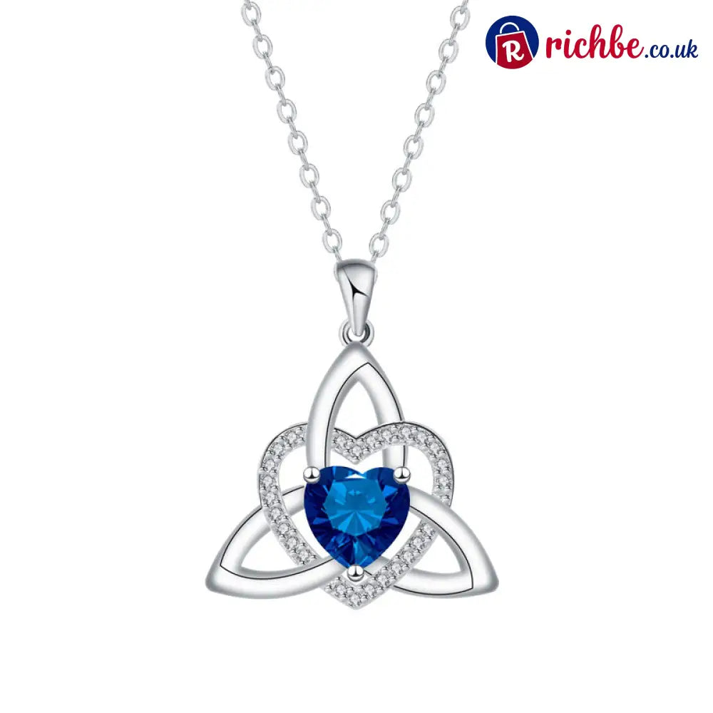 Celtic Knot Heart Pendant Necklace💎📿 - September/Deep Blue / Buy 1 - Hot Products