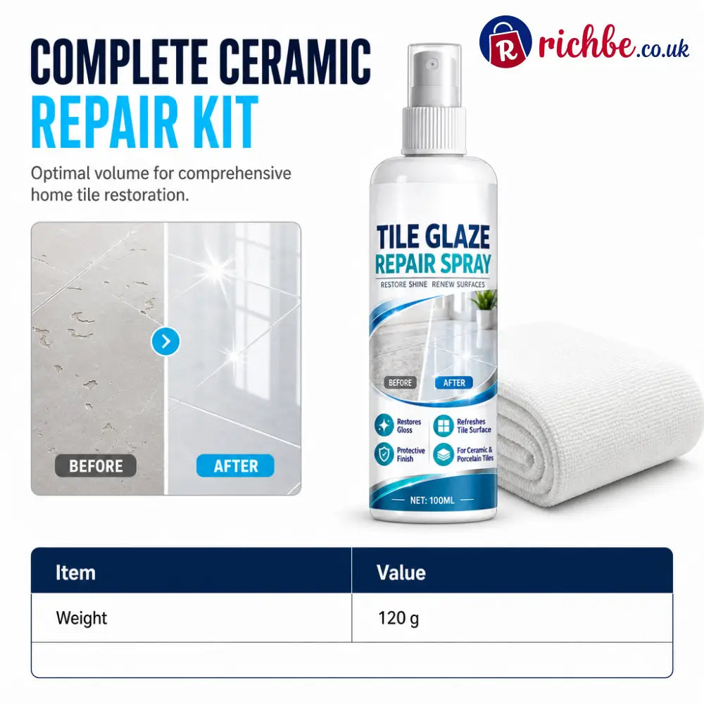 ✨🏠 Ceramic Tile Repair Spray – Refresh Fine Scratches & Restore Gloss