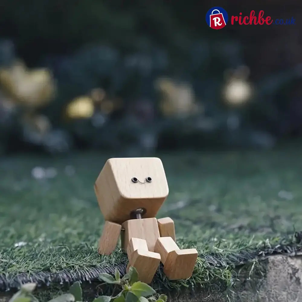 🔥Charming Little Wooden Figure That Sways with 12PCS Magnetic Expressions