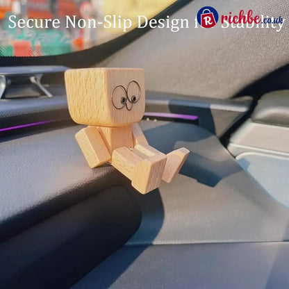 🔥Charming Little Wooden Figure That Sways with 12PCS Magnetic Expressions