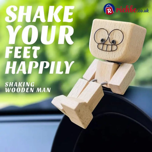 🔥Charming Little Wooden Figure That Sways with 12PCS Magnetic Expressions