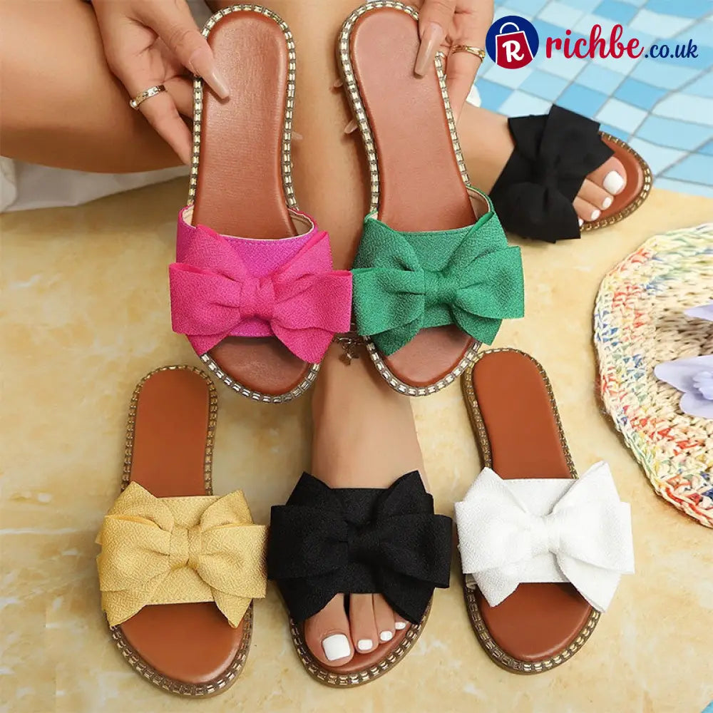 💕Chic Bow Sandals for Women - Clothing & Accessories