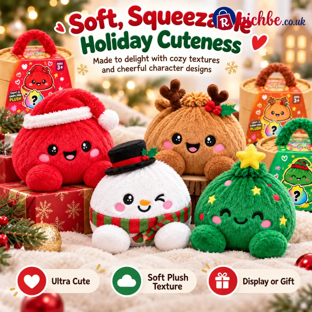 🎄 Christmas Bao Plush Collection – 10 Festive Characters | Choose Your Favorite