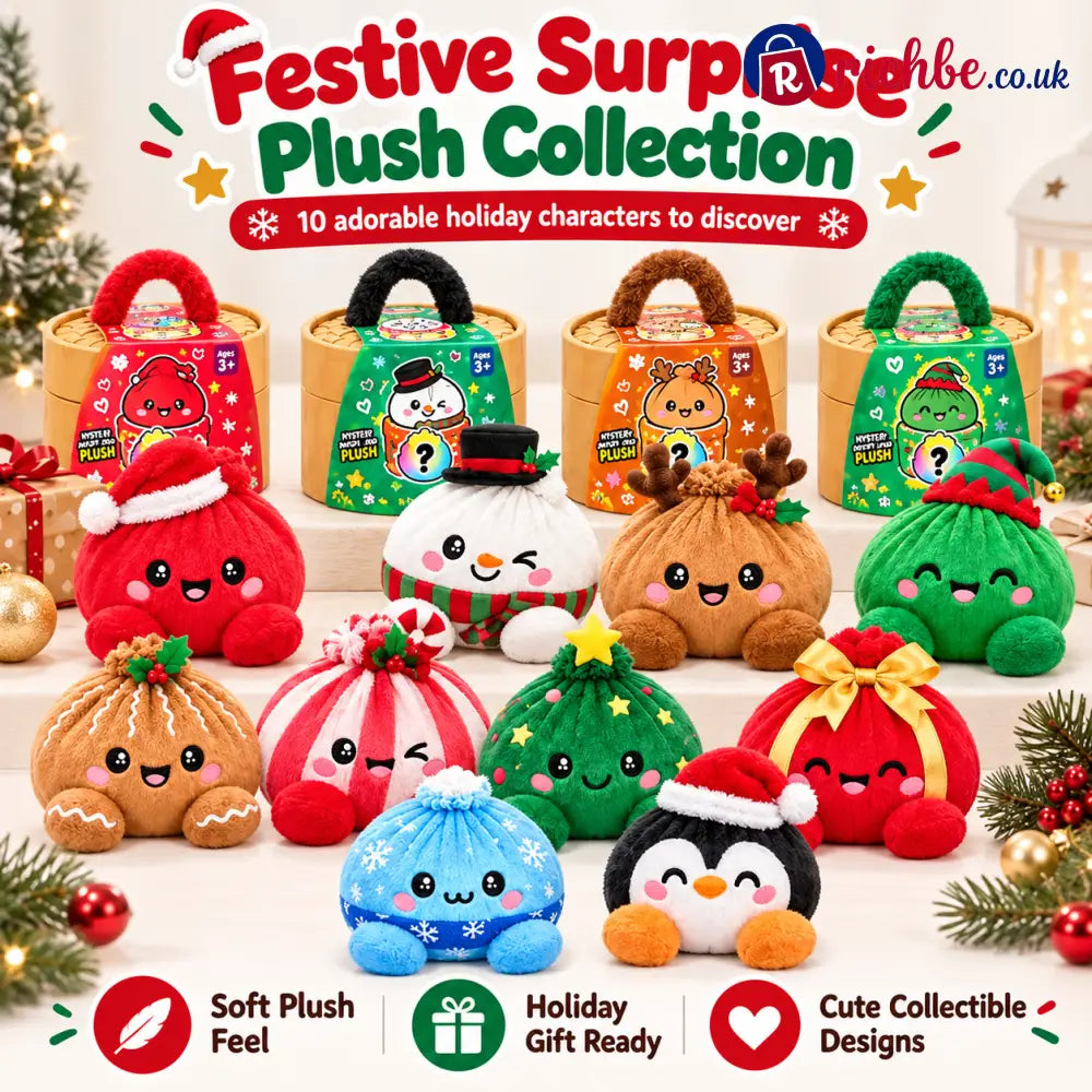 🎄 Christmas Bao Plush Collection – 10 Festive Characters | Choose Your Favorite