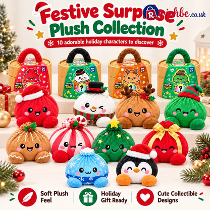 🎄 Christmas Bao Plush Collection – 10 Festive Characters | Choose Your Favorite