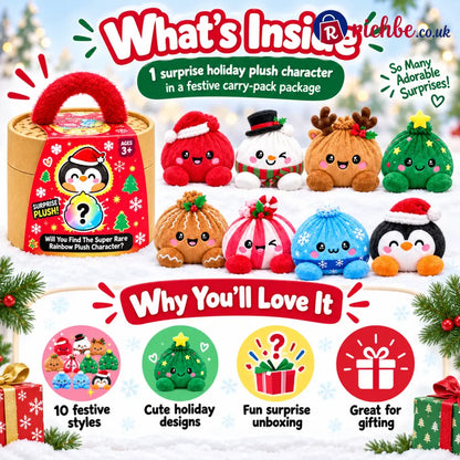 🎄 Christmas Bao Plush Collection – 10 Festive Characters | Choose Your Favorite