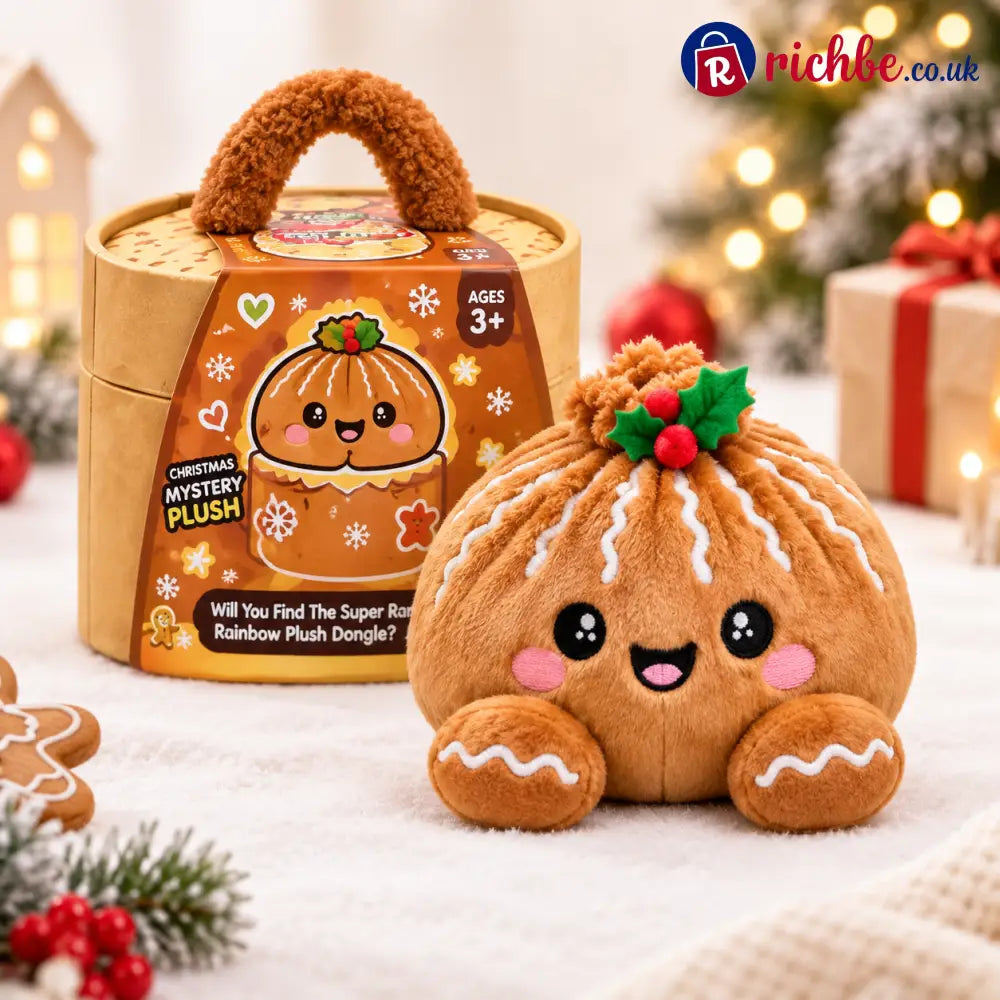 🎄 Christmas Bao Plush Collection – 10 Festive Characters | Choose Your Favorite - Gingerbread Bao