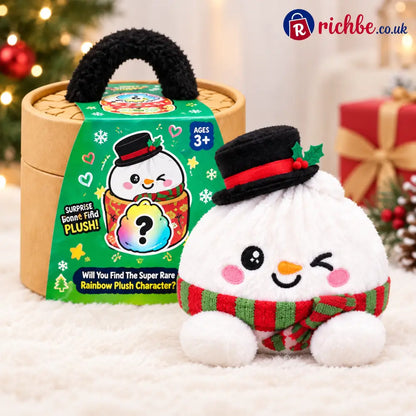 🎄 Christmas Bao Plush Collection – 10 Festive Characters | Choose Your Favorite - Snowman Bao