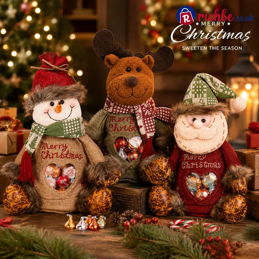 🎉🎅Christmas Gift Bags Zipper Design🎁 - 🔥 Reindeer + Snowman