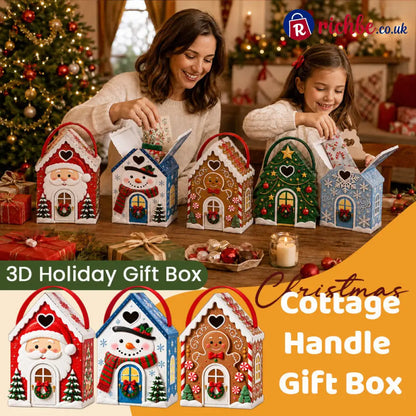 Christmas House Gift Boxes - Santa Claus - Kids & Gift,Toys