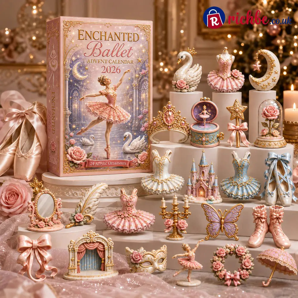 CHRISTMAS KICKOFF 40% OFF - Enchanted Ballet Advent Calendar 2026 - 24-Day Festive Countdown Acrylic Charms Blind Box