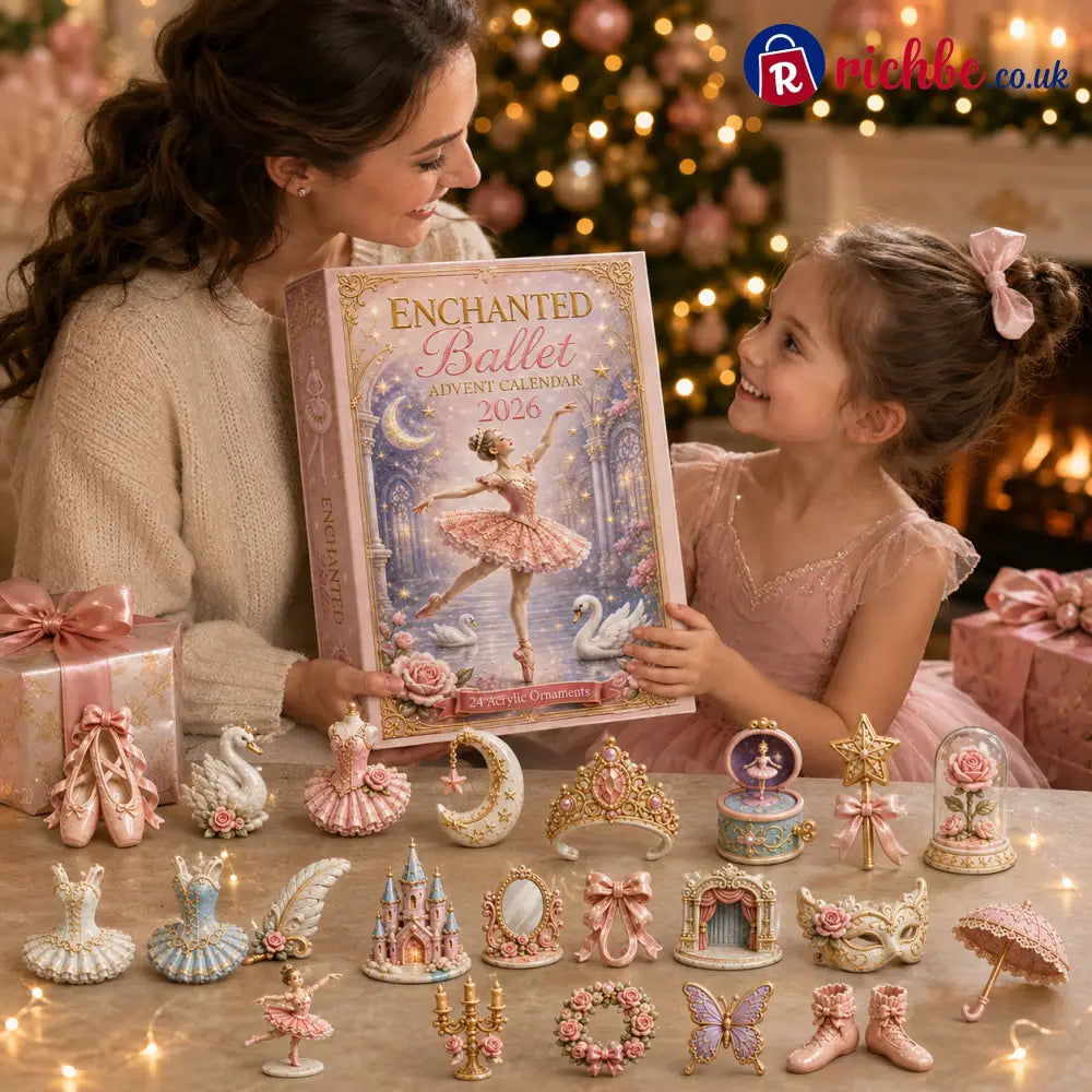 CHRISTMAS KICKOFF 40% OFF - Enchanted Ballet Advent Calendar 2026 - 24-Day Festive Countdown Acrylic Charms Blind Box