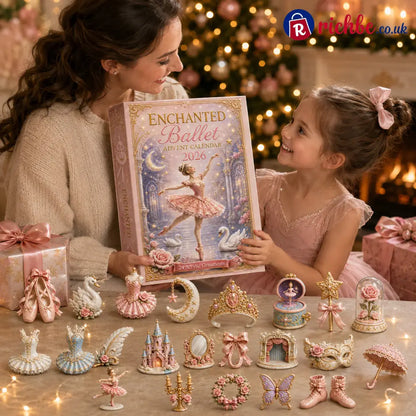 CHRISTMAS KICKOFF 40% OFF - Enchanted Ballet Advent Calendar 2026 - 24-Day Festive Countdown Acrylic Charms Blind Box