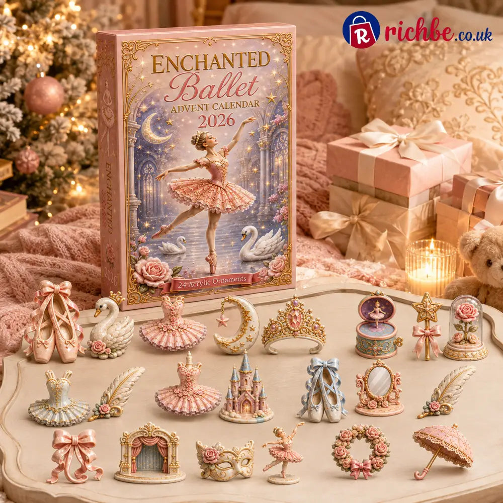 CHRISTMAS KICKOFF 40% OFF - Enchanted Ballet Advent Calendar 2026 - 24-Day Festive Countdown Acrylic Charms Blind Box