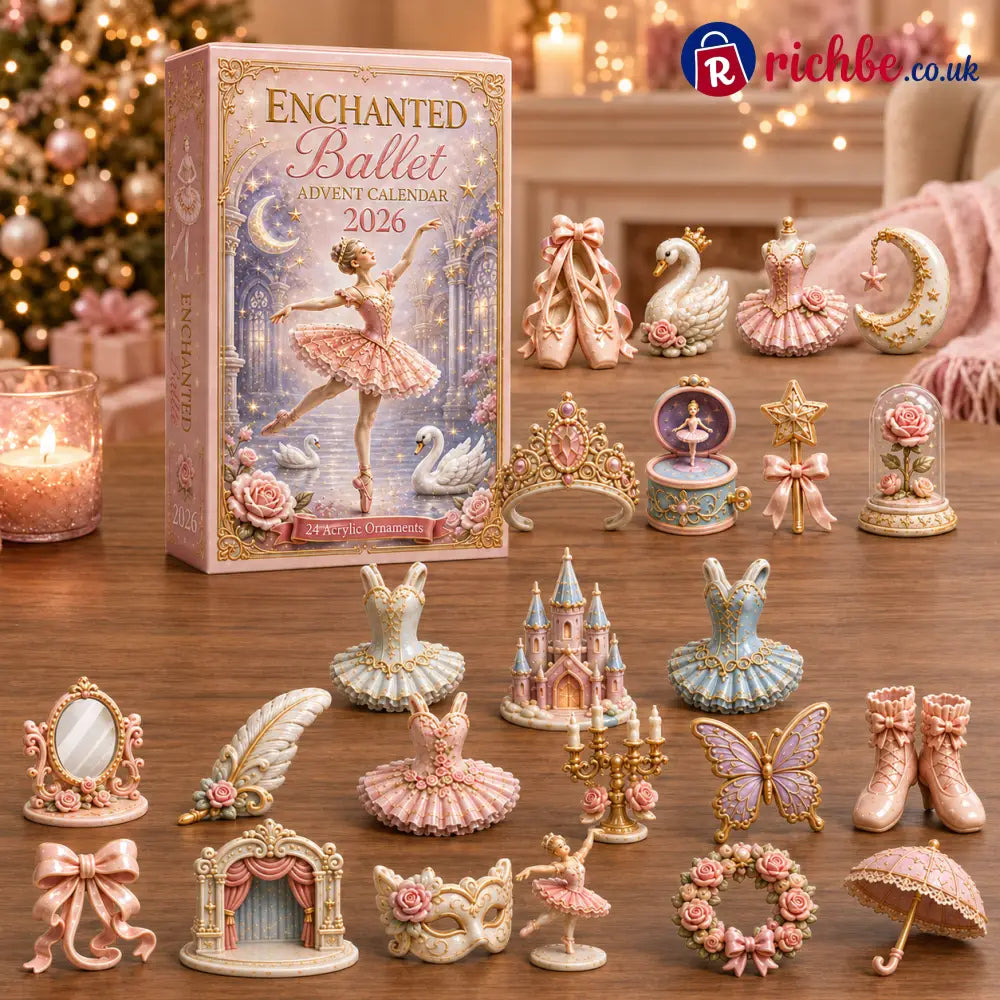 CHRISTMAS KICKOFF 40% OFF - Enchanted Ballet Advent Calendar 2026 - 24-Day Festive Countdown Acrylic Charms Blind Box