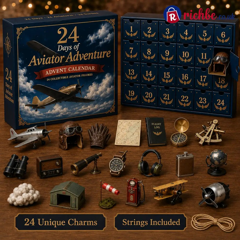 CHRISTMAS KICKOFF 49% OFF – 2026 Days of Aviator Adventure Blind Box – 24‑Day Festive Countdown Aviator‑Themed