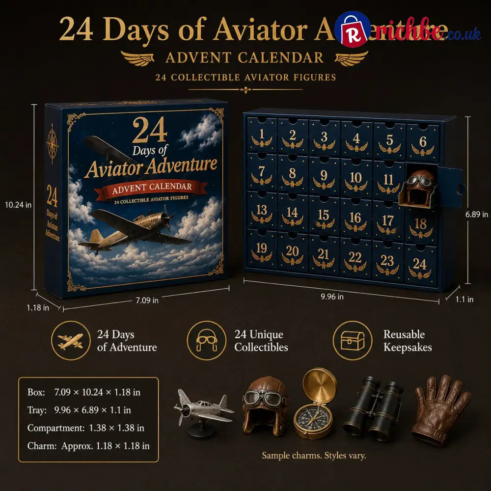 CHRISTMAS KICKOFF 49% OFF – 2026 Days of Aviator Adventure Blind Box – 24‑Day Festive Countdown Aviator‑Themed