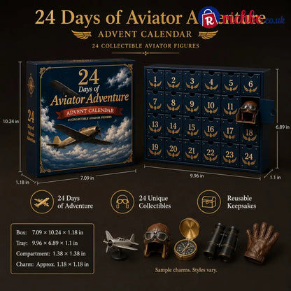 CHRISTMAS KICKOFF 49% OFF – 2026 Days of Aviator Adventure Blind Box – 24‑Day Festive Countdown Aviator‑Themed