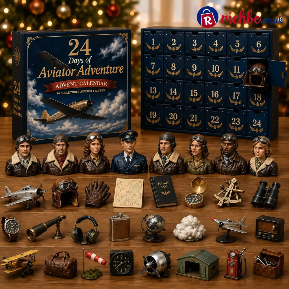CHRISTMAS KICKOFF 49% OFF – 2026 Days of Aviator Adventure Blind Box – 24‑Day Festive Countdown Aviator‑Themed