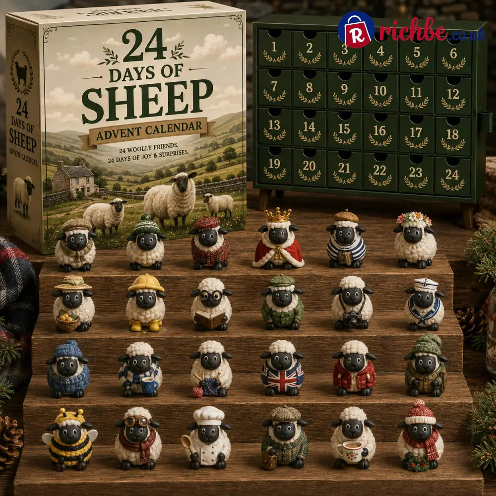 💫CHRISTMAS KICKOFF 49% OFF - 2026 Days of Sheep Blind Box - 24-Day Festive Countdown Sheep Themed Collectible