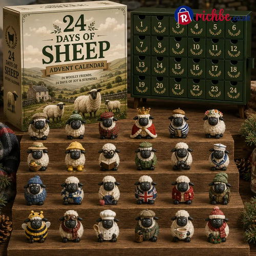 💫CHRISTMAS KICKOFF 49% OFF - 2026 Days of Sheep Blind Box - 24-Day Festive Countdown Sheep Themed Collectible