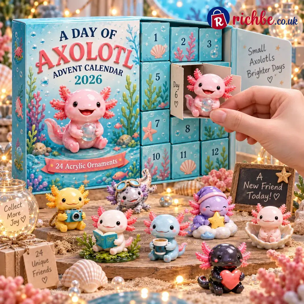 🎄CHRISTMAS KICKOFF 49% OFF - A Day Of Axolotl Advent Calendar 2026 - Best Sellers