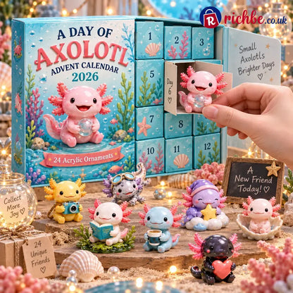 🎄CHRISTMAS KICKOFF 49% OFF - A Day Of Axolotl Advent Calendar 2026 - Best Sellers