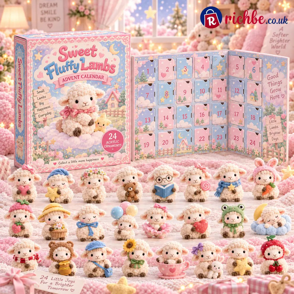 CHRISTMAS KICKOFF 49% OFF - Sweet Fluffy Lambs Advent Calendar 2026 - 24-Day Festive Countdown - Advent Calendar