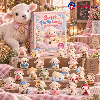 CHRISTMAS KICKOFF 49% OFF - Sweet Fluffy Lambs Advent Calendar 2026 - 24-Day Festive Countdown - Advent Calendar