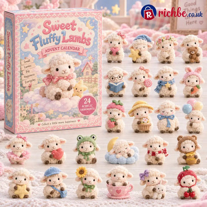 CHRISTMAS KICKOFF 49% OFF - Sweet Fluffy Lambs Advent Calendar 2026 - 24-Day Festive Countdown - Advent Calendar