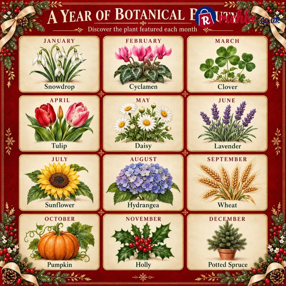 🗓️ Christmas Limited-Edition, 🪴 Eco-Friendly Plantable “Timeless” Seed Calendar 2027