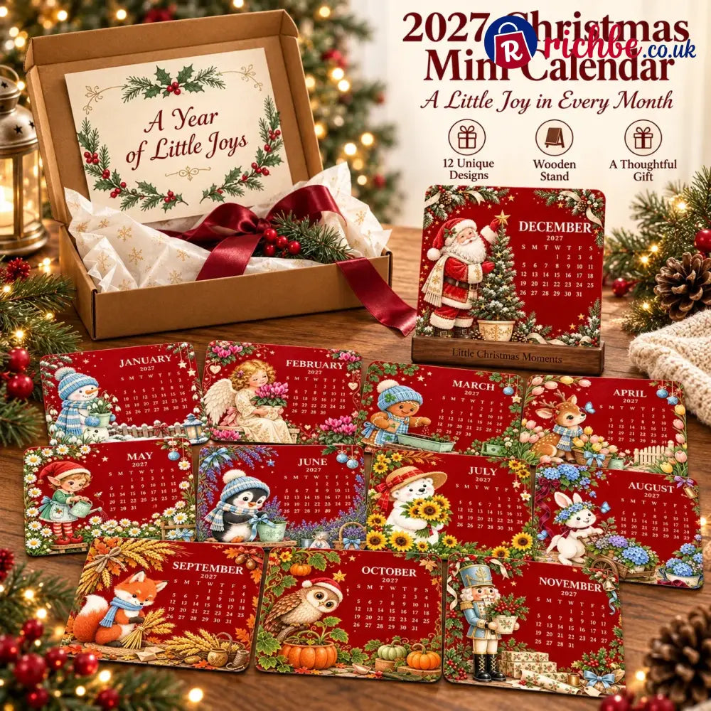 🎄🗓️ Christmas Limited-Edition, 🪴✨ Eco-Friendly Plantable “Timeless” Seed Calendar 2027