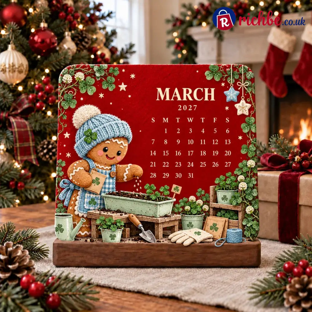 🗓️ Christmas Limited-Edition, 🪴 Eco-Friendly Plantable “Timeless” Seed Calendar 2027