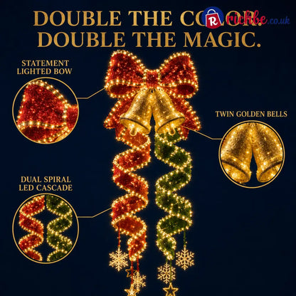 🎄Christmas Magic Spiral Hanging LED Light Collection