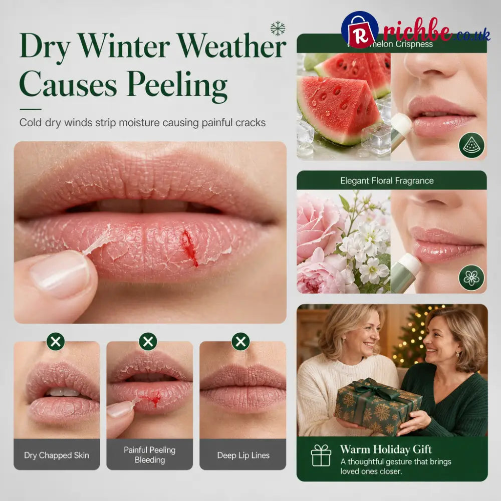 🎄💋Christmas Moisturizing Lip Balm Set – Hydrating Long-Lasting Perfect Holiday Gift - 1 Set (10 Pieces) - Hot Sale