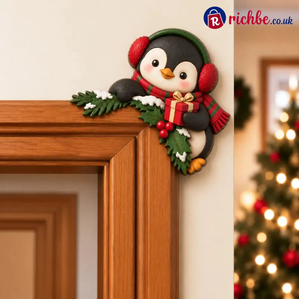 🎅Christmas Peekaboo Door Frame Corner Decor - Houseware & Kitchen
