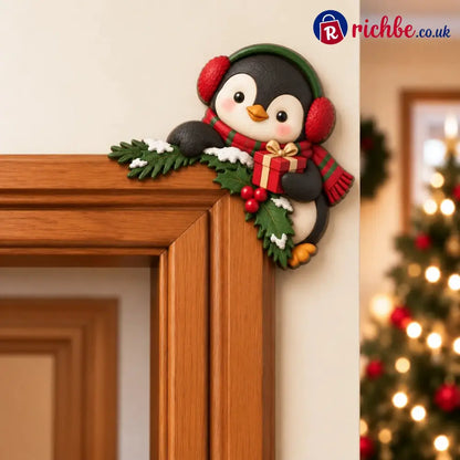 🎅Christmas Peekaboo Door Frame Corner Decor - Houseware & Kitchen