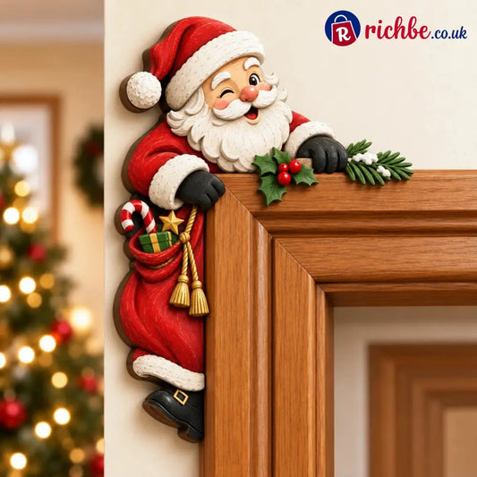 🎅Christmas Peekaboo Door Frame Corner Decor - Houseware & Kitchen