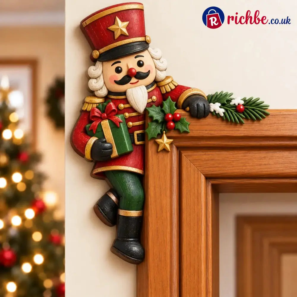 🎅Christmas Peekaboo Door Frame Corner Decor - Nutcracker / Left - Houseware & Kitchen