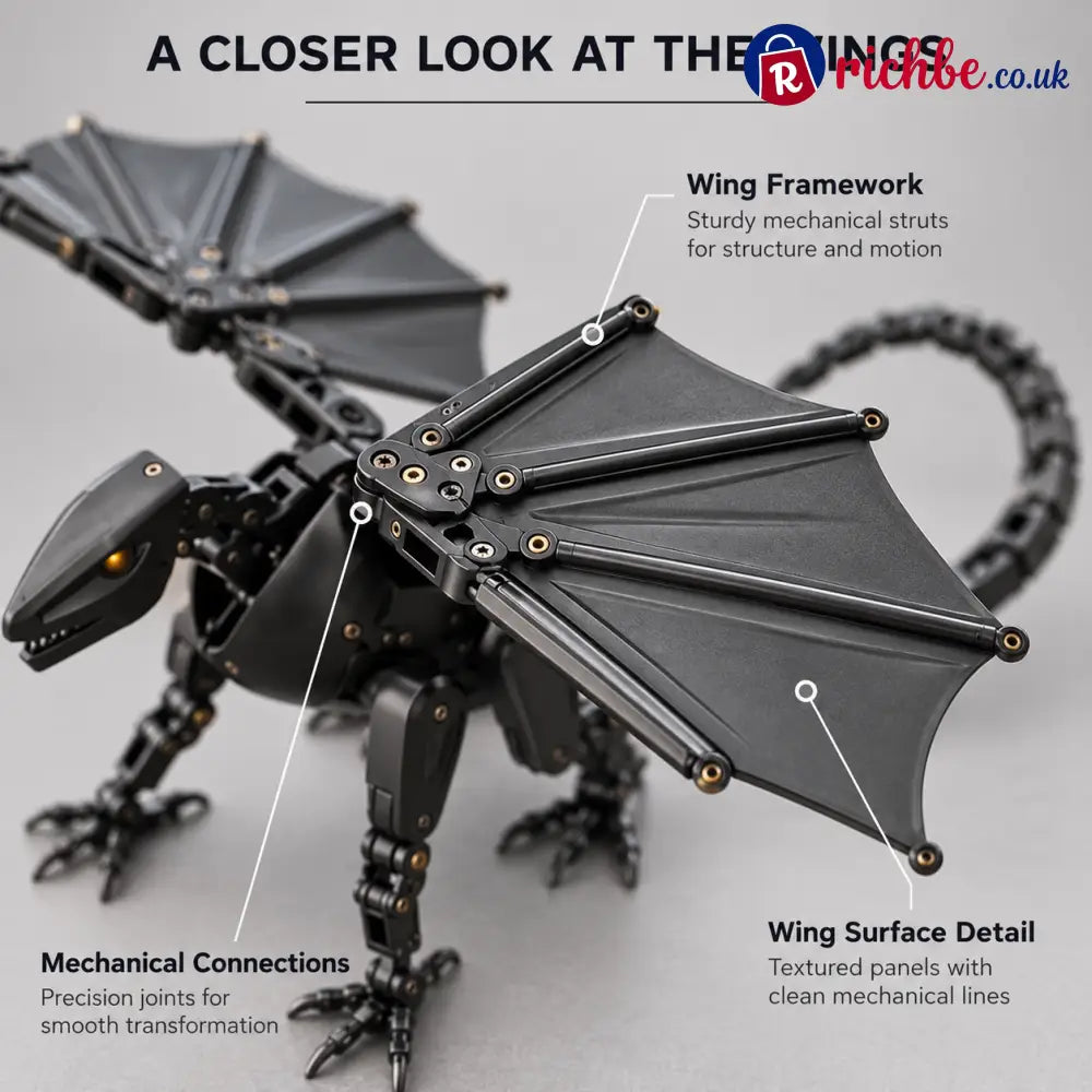 🥚🐉 DragonMorph – Egg to Dragon Transforming Mechanical Toy