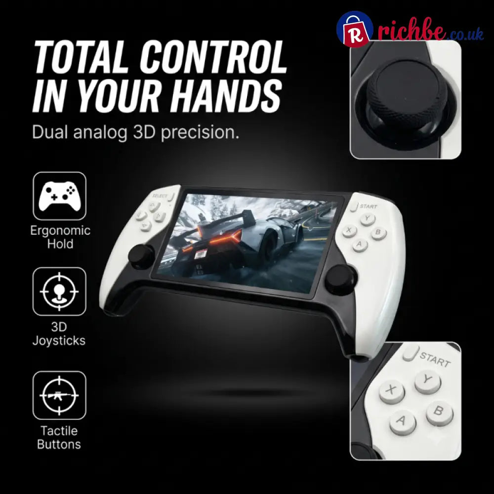 🎄Christmas Sale 40% OFF🎁 Retro Handheld Game Console with HD 5-inch IPS Screen over 20,000 Games