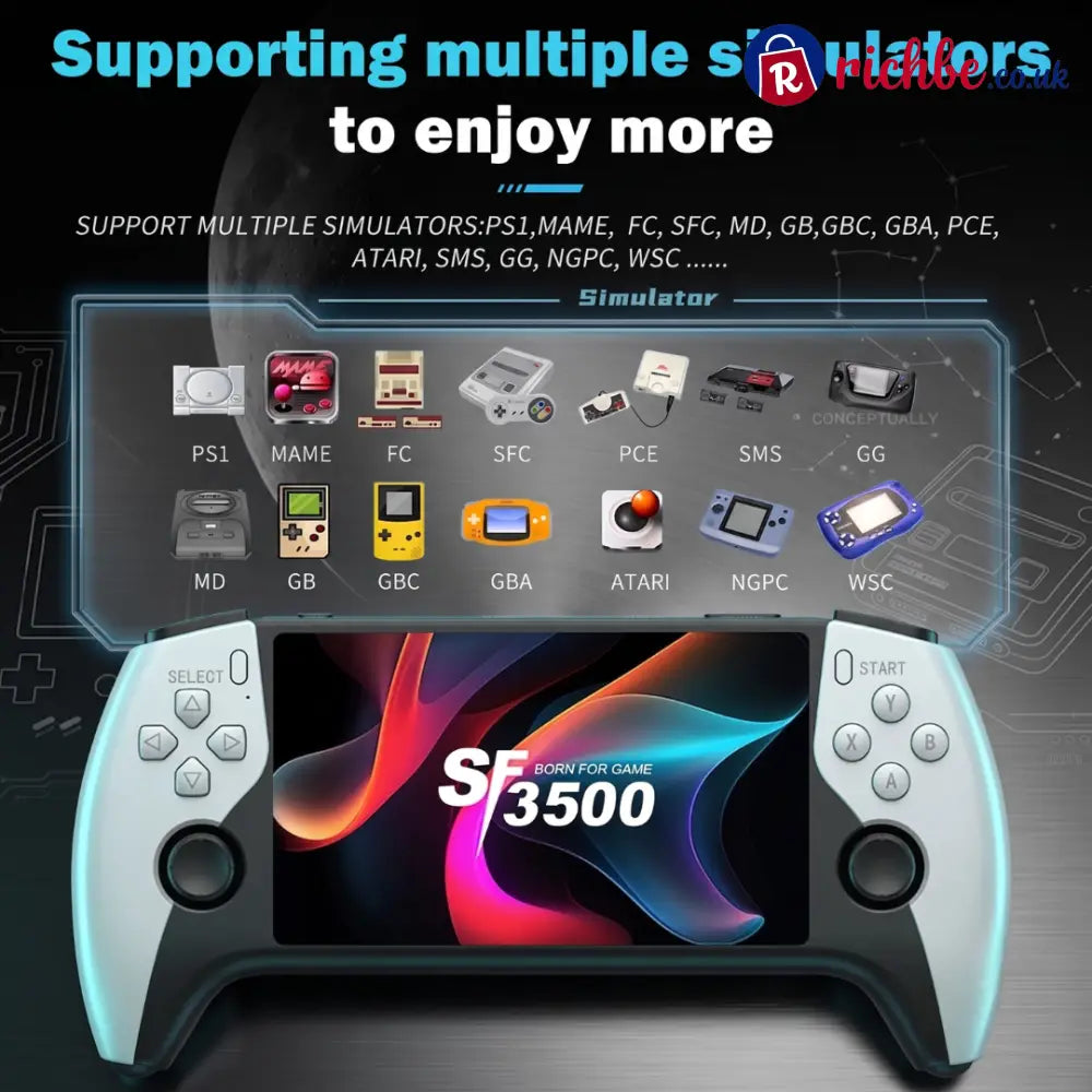 🎄Christmas Sale 40% OFF🎁 Retro Handheld Game Console with HD 5-inch IPS Screen over 20,000 Games