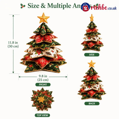 🎄 Christmas Star Pillow Tree Sewing Kit