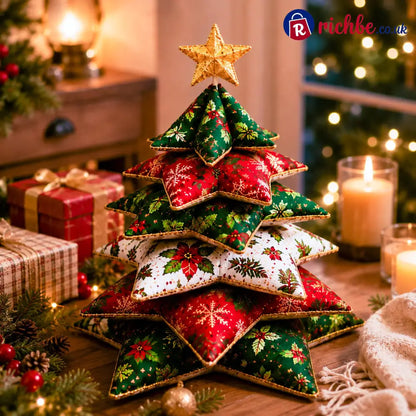🎄 Christmas Star Pillow Tree Sewing Kit