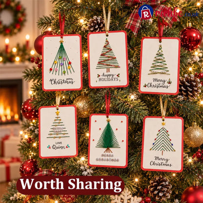 🎄🧵Christmas String Art Greeting Card DIY Kit - Kids & Gift,Toys