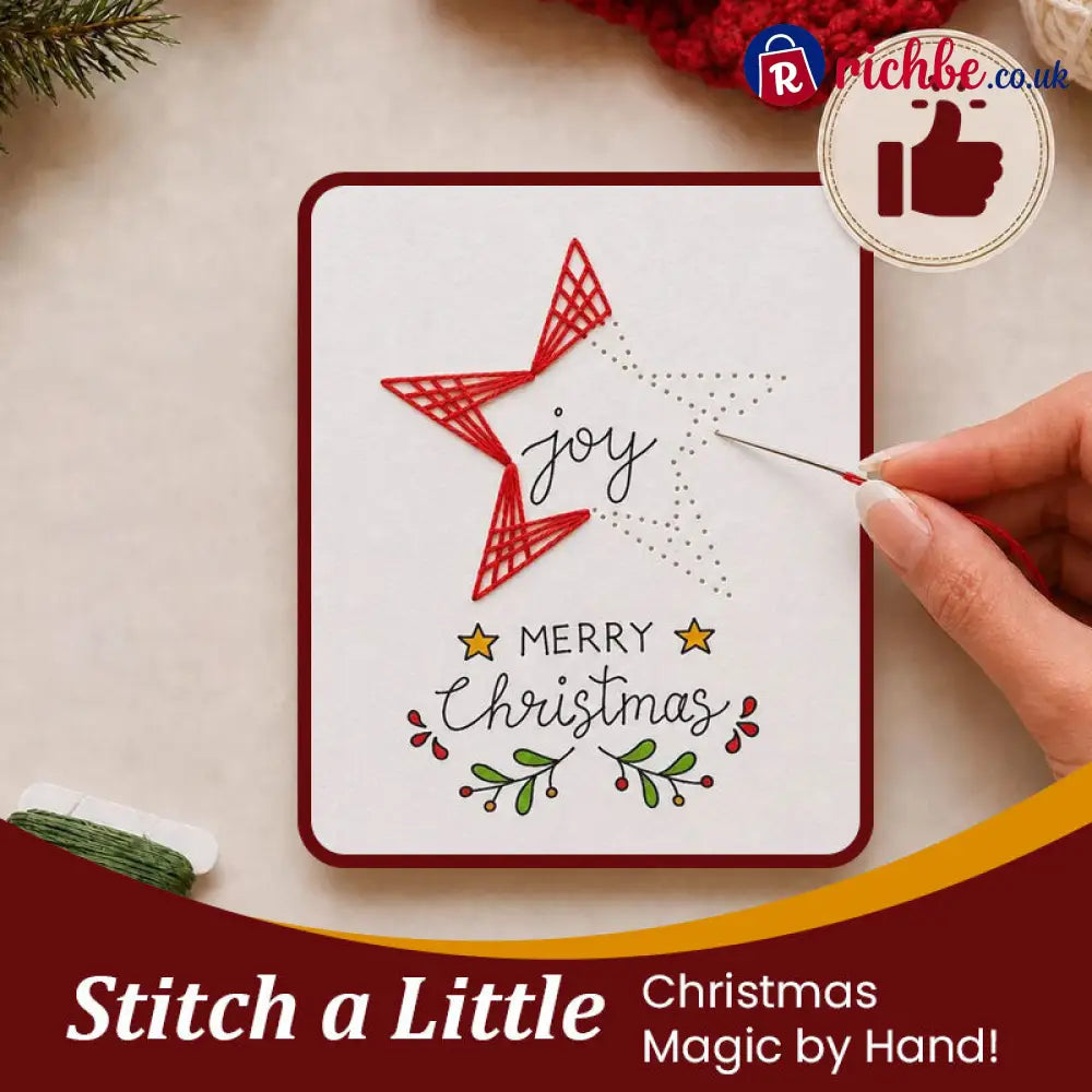 🎄🧵Christmas String Art Greeting Card DIY Kit - Kids & Gift,Toys