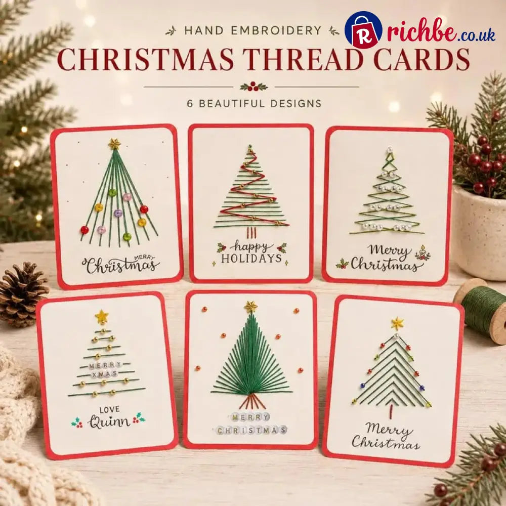 🎄🧵Christmas String Art Greeting Card DIY Kit - Kids & Gift,Toys