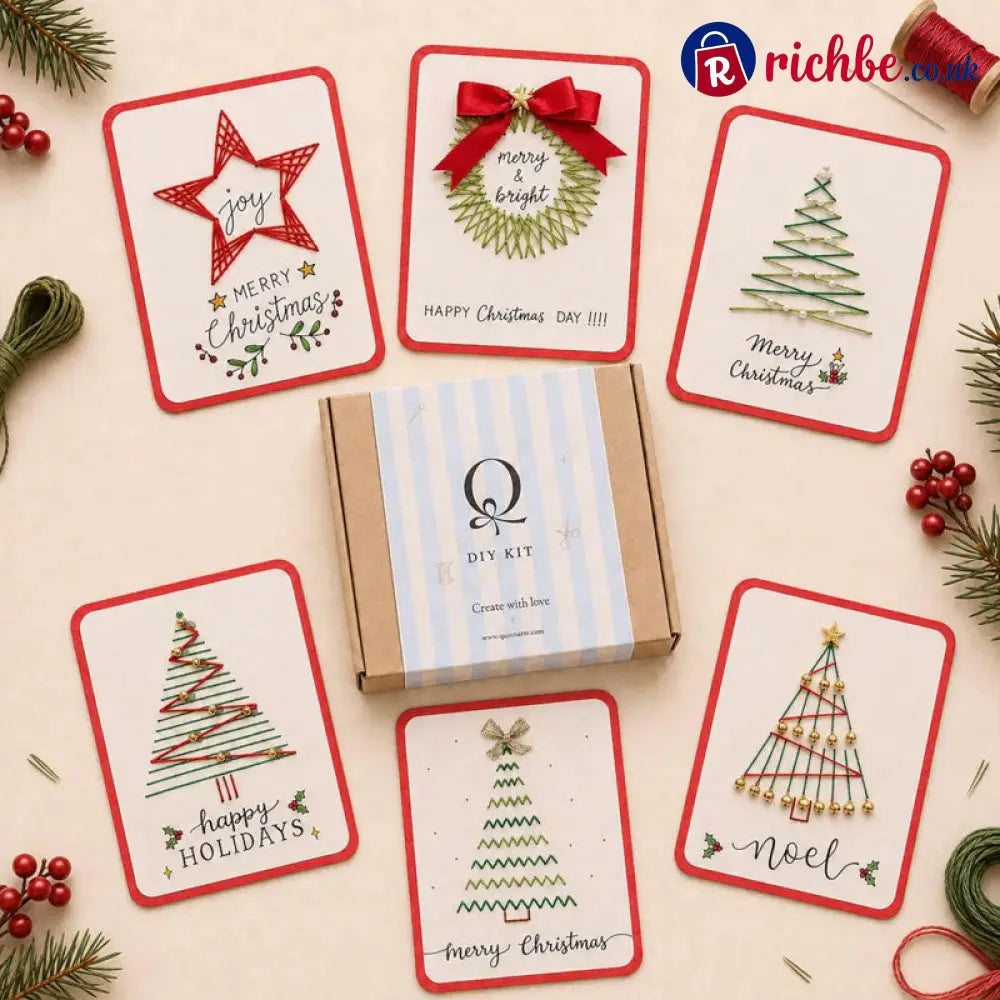 🎄🧵Christmas String Art Greeting Card DIY Kit - Kids & Gift,Toys
