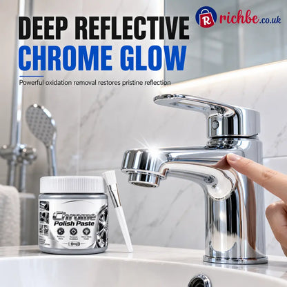 ✨ Chrome Polish Paste & Brush | 100g - Car Accessories