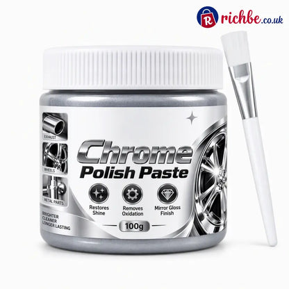 ✨ Chrome Polish Paste & Brush | 100g - Silver / ✨Buy 1 - Car Accessories
